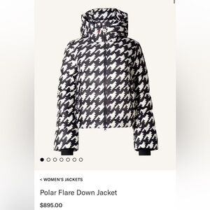 Perfect Moment Black and White Puffer Jacket